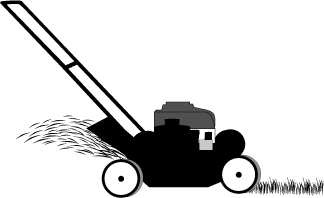 Lawn Mower Clip Art Clipart B - Clipart Lawn Mower