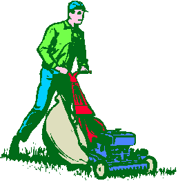 Lawn Mower Clip Art - Lawn Mowing Clipart