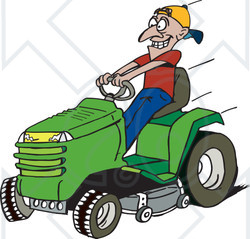 Lawn Mowing Clipart - . - Lawn Mowing Clipart