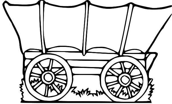 LDS Clipart: wagon clip art - Covered Wagon Clipart