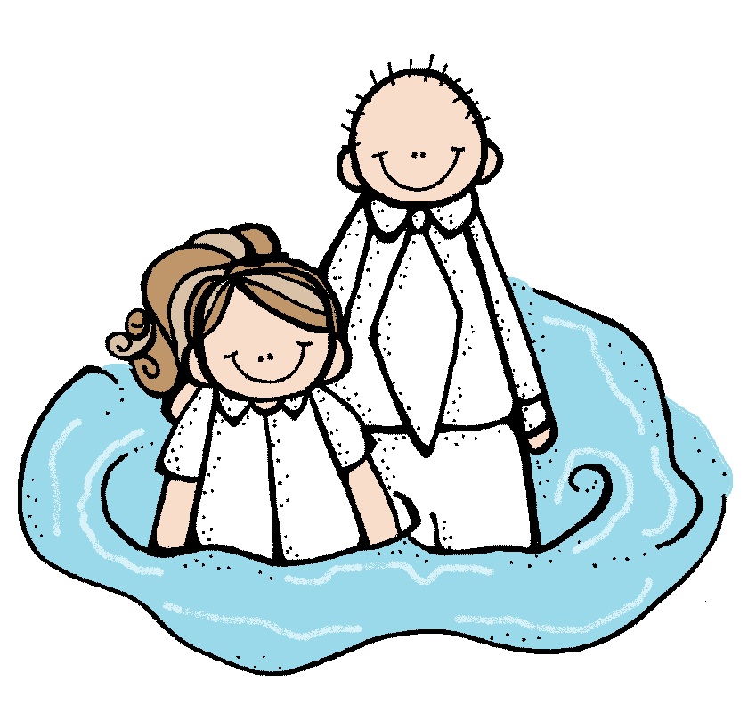 LDS illustrating: Baptism . - Baptism Clip Art