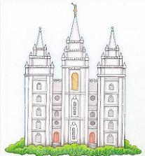 LDS Temple Clip Art