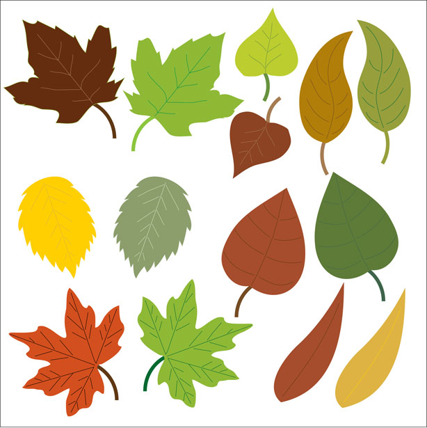 clipart of leaves