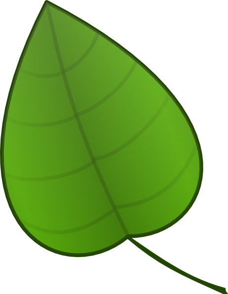 Leaf Clip Art At Clker Com Ve - Green Leaf Clipart