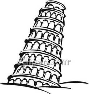 Leaning Tower of Pisa clipart
