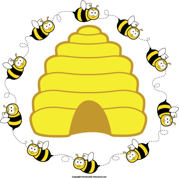 Learn and practice how to spe - Clipart Of Bees