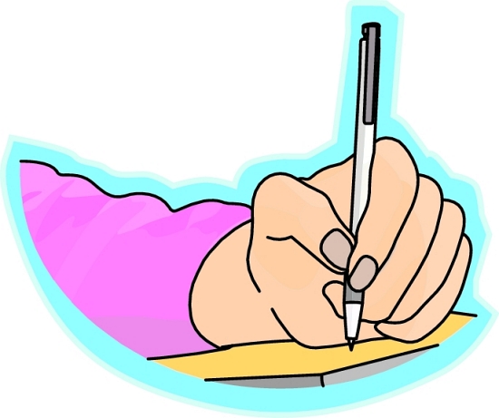 Write animated writing clipar