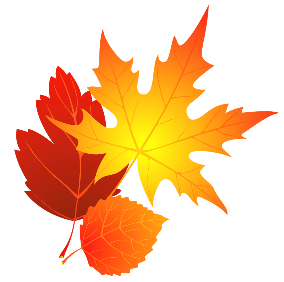 Fall leaves clipart 2