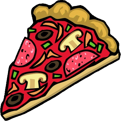 Left click to view full size. - Pizza Clip Art