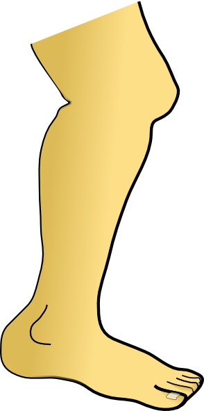 Leg in a plaster cast clipart cliparts for you image