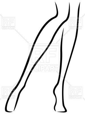 Ouline of woman legs -, 66775, download royalty-free vector vector image ClipartLook.com 