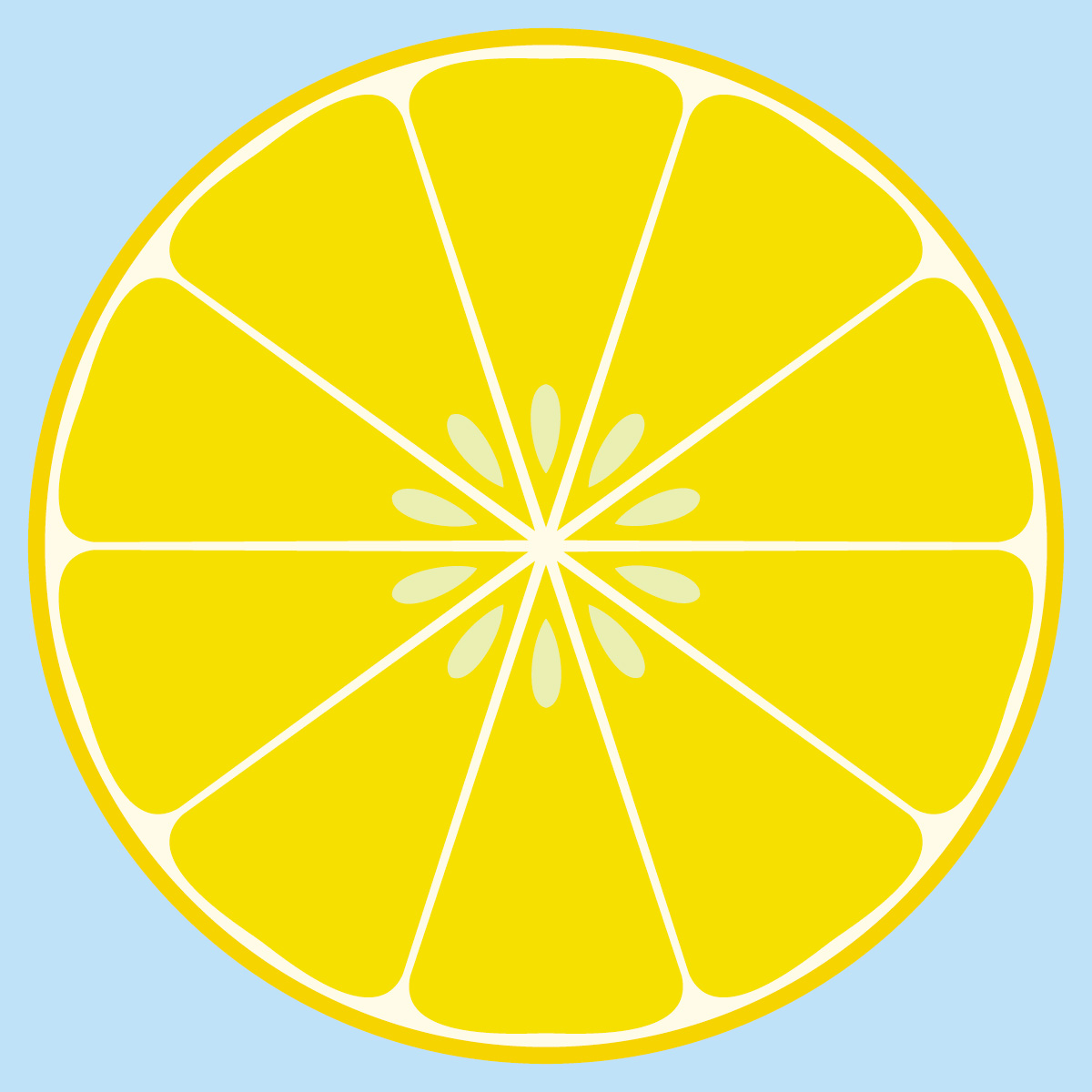 Lemon clip art 4