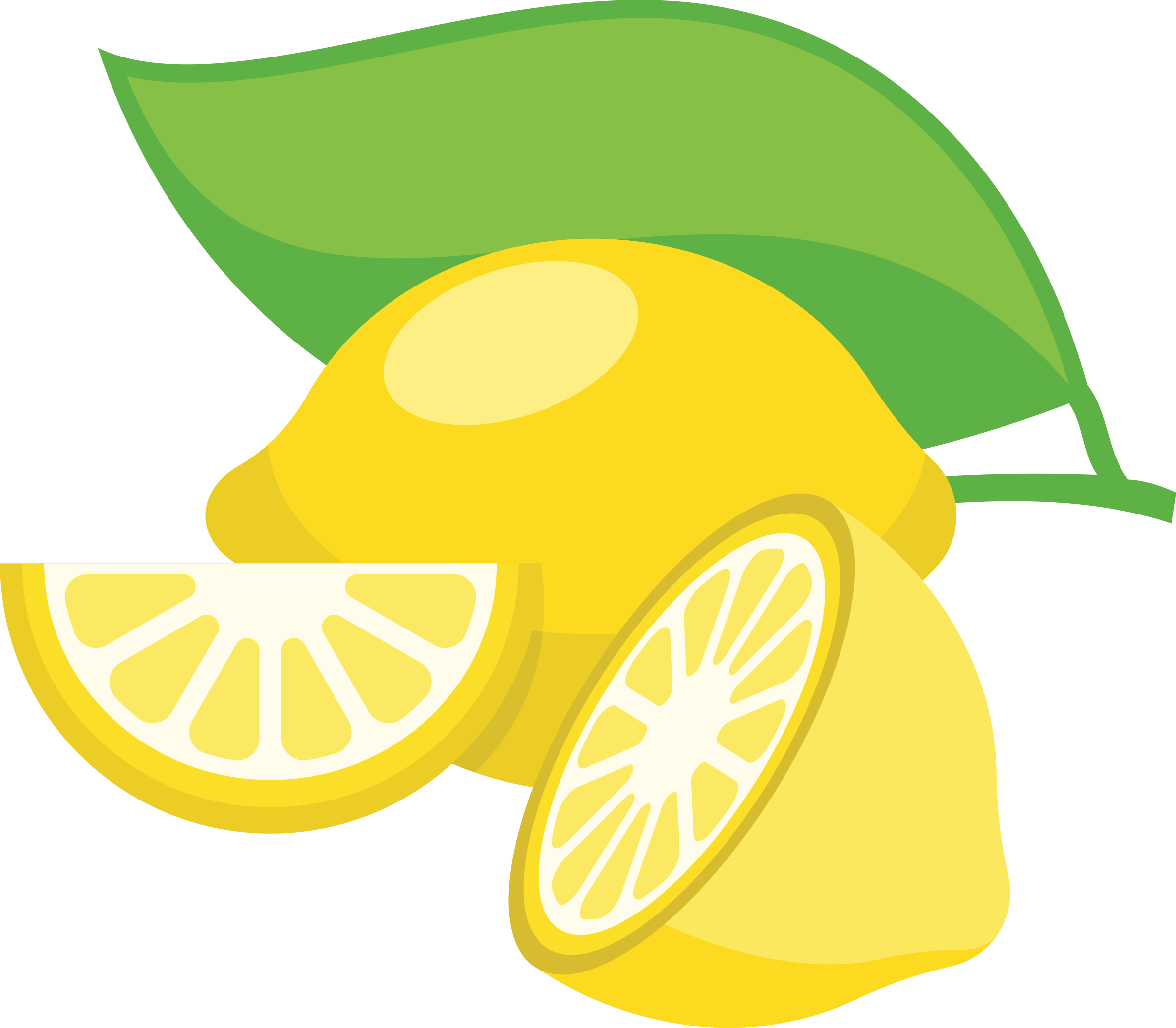 Lemon Clipart, Fruit Clipart,
