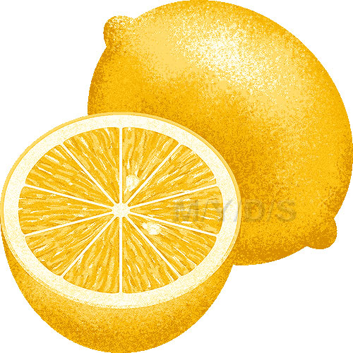 Painted Lemon PNG Clipart