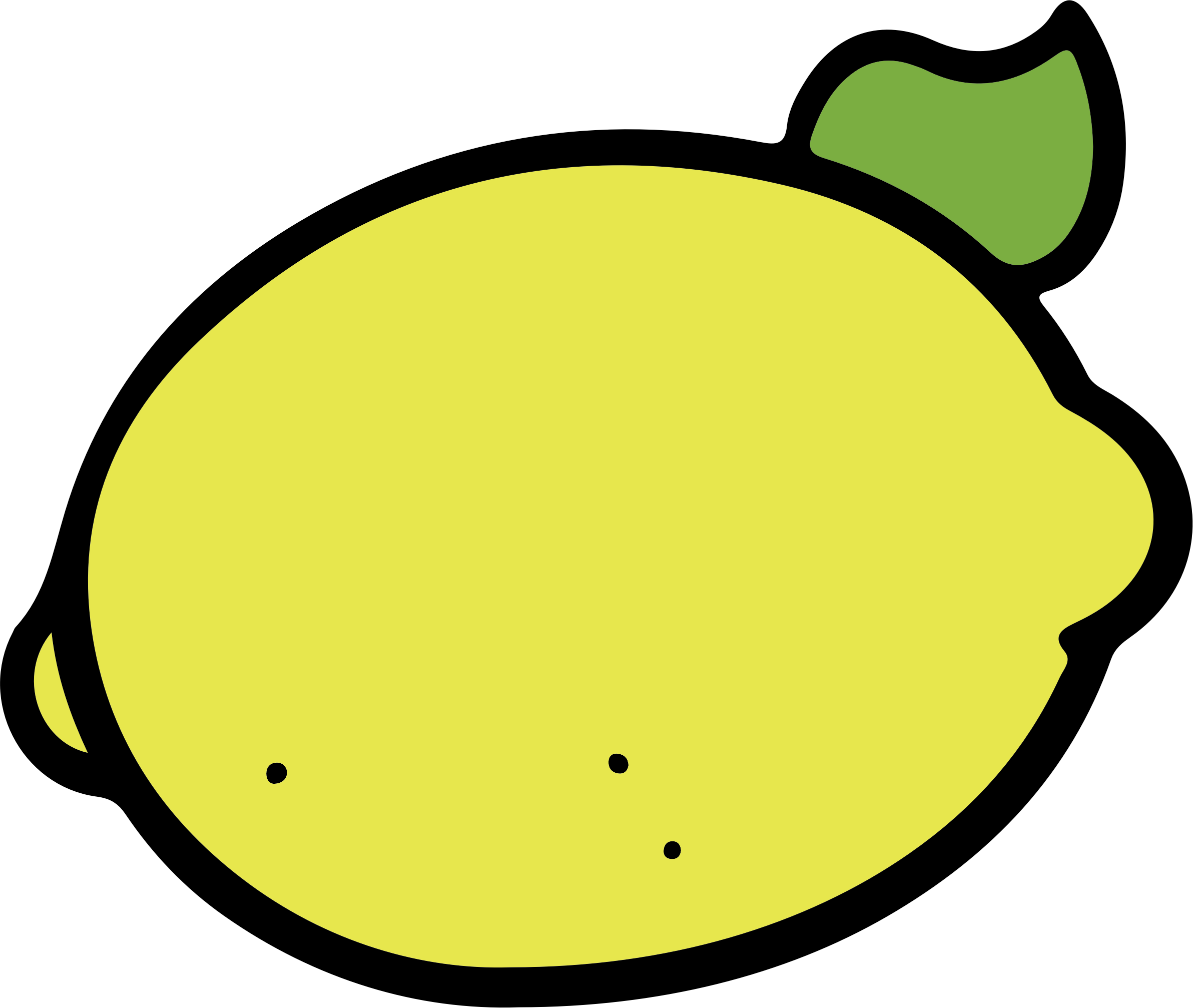 Lemon slice clip art vectors download free vector art clipartcow