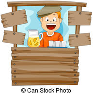 Lemonade and lemons Clip Artby kgtoh5/2,026; Lemonade Stand - Boy in Lemonade Stand with Clipping Path