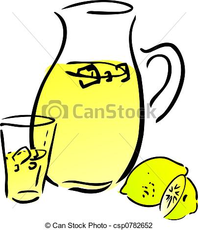 ... Lemonade and lemons, retro hand-drawn style. Lemon and lemon... Lemonade and lemons Clip Artby ...