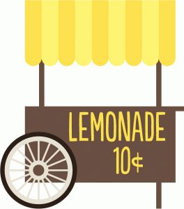 Lemonade stand clipart {Echo Park}