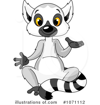 Lemur Clipart 1071112 By Pushkin Royalty Free Rf Stock