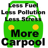Less is more carpool Stock Images