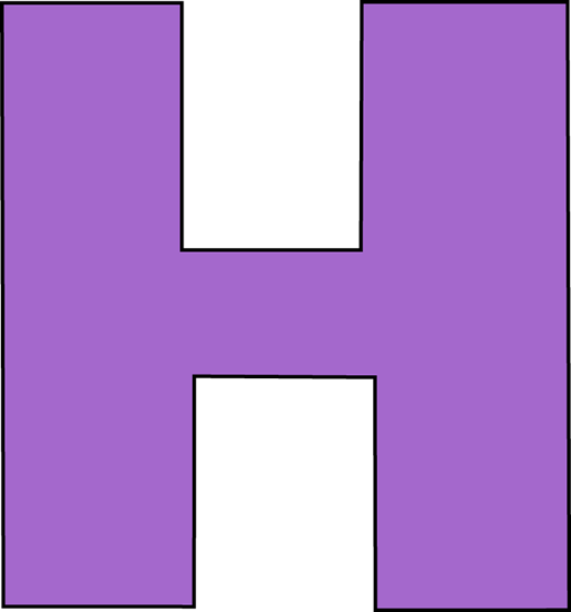 Letter H Clip Art - Letter H Clipart