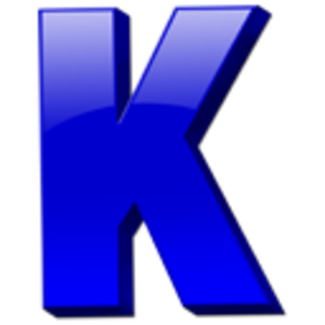 Letter K Icon Image - K Clip Art