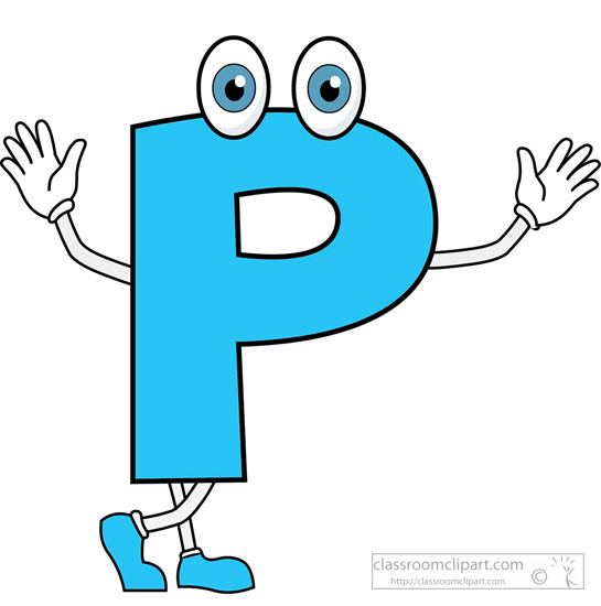 Letter P 2 Cartoon Alphabet .