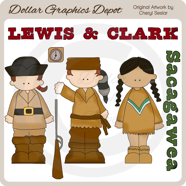 Lewis and Clark - Clip Art