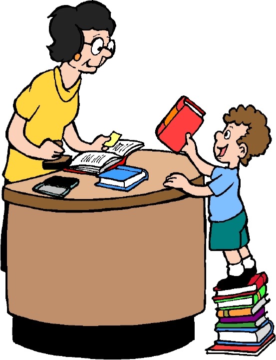 Free school library clipart p