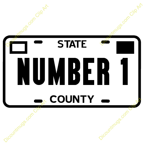 License Plate Clipart #1 - License Plate Clip Art