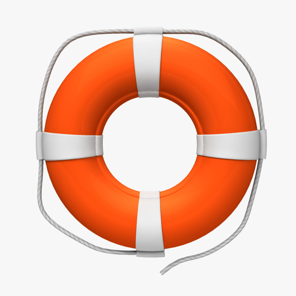 life preserver: Red Life Buoy