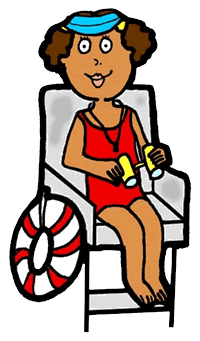Cute Cartoon Lifeguard Watchi