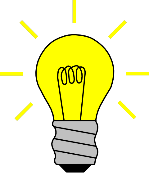 light bulb clipart - Clip Art Light Bulb