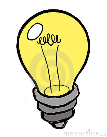 Light Bulb Idea Clip Art Clip - Light Bulb Idea Clipart
