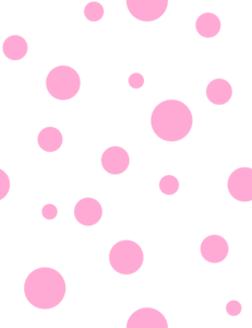 Light Pink Polka Dots Clip Ar - Polka Dot Clipart