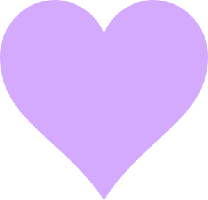 Light Purple Heart Clip Art At Clker Com Vector Clip Art Online