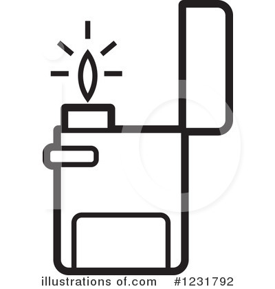 Royalty-Free (RF) Lighter Clipart Illustration #1231792 by Lal Perera