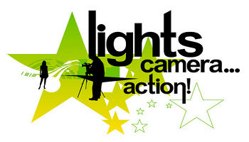 Lights, Camera, Action: Secre - Lights Camera Action Clip Art