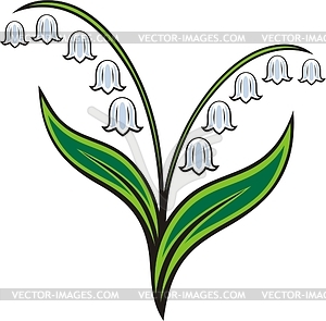 Lily Of The Valley Clipart-Cl - Lily Of The Valley Clipart