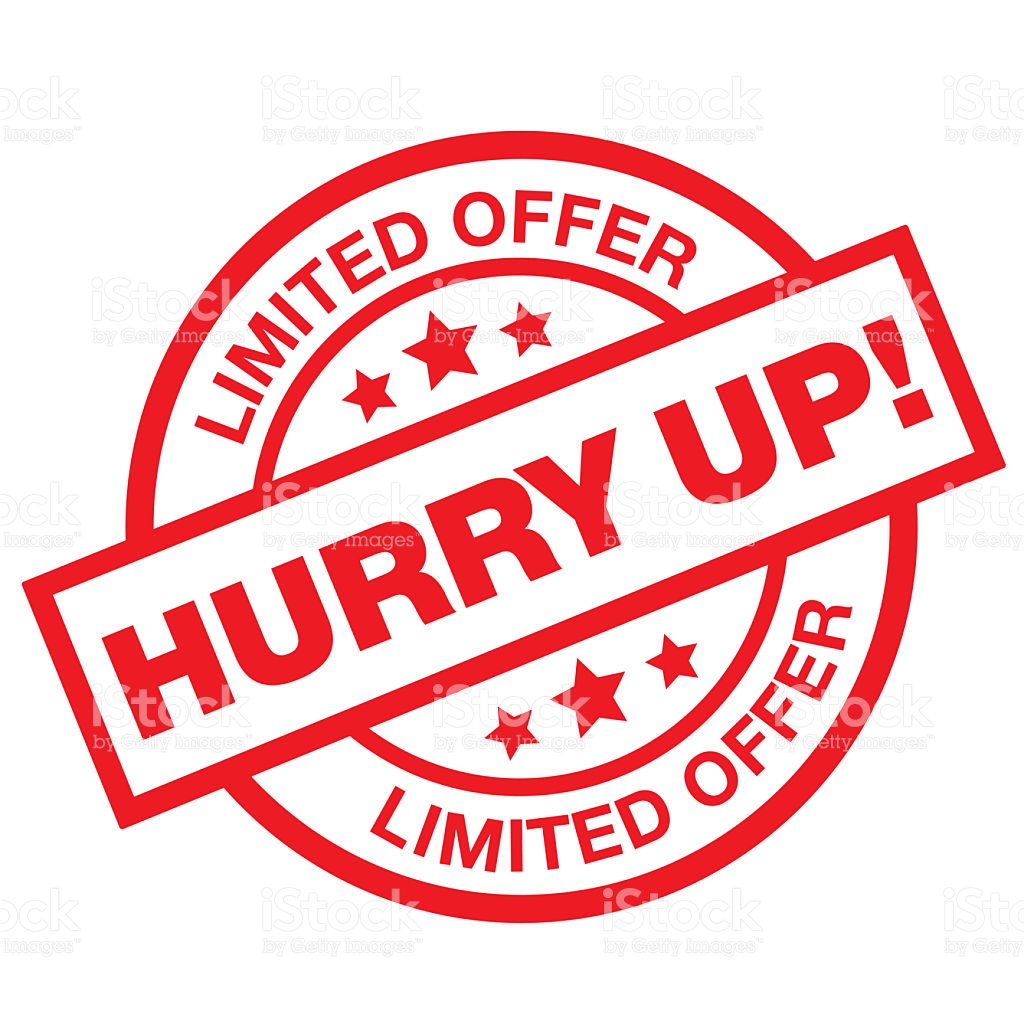 HURRY UP - Limited Offer Label royalty-free hurry up limited offer label  stock vector