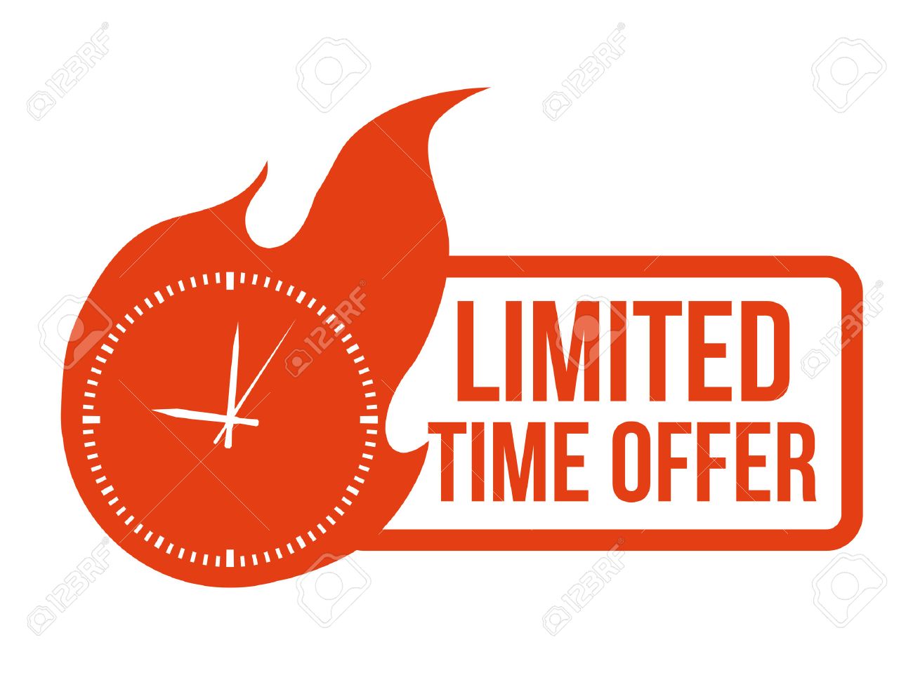 Limited Offer Clipart vector