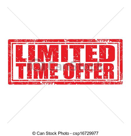 Limited Time Offer-stamp - csp16729977