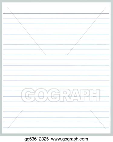 A Sheet of Grey Color Lined Paper