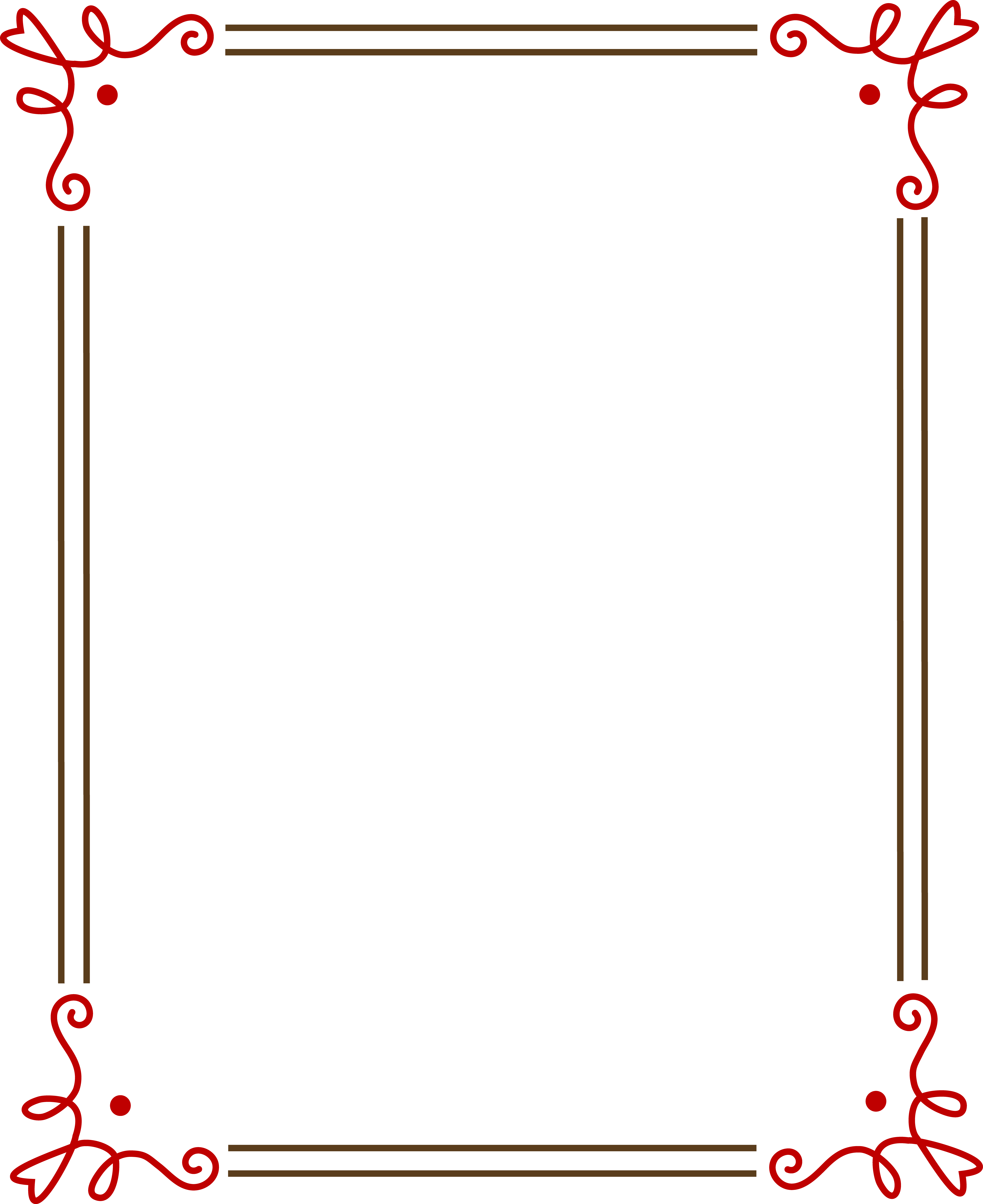 Lines Fancy Frame Clipart