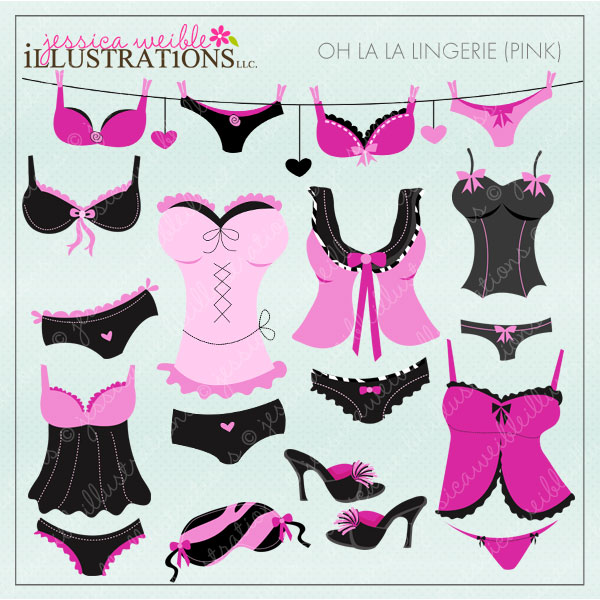 Lingerie and Clip art .