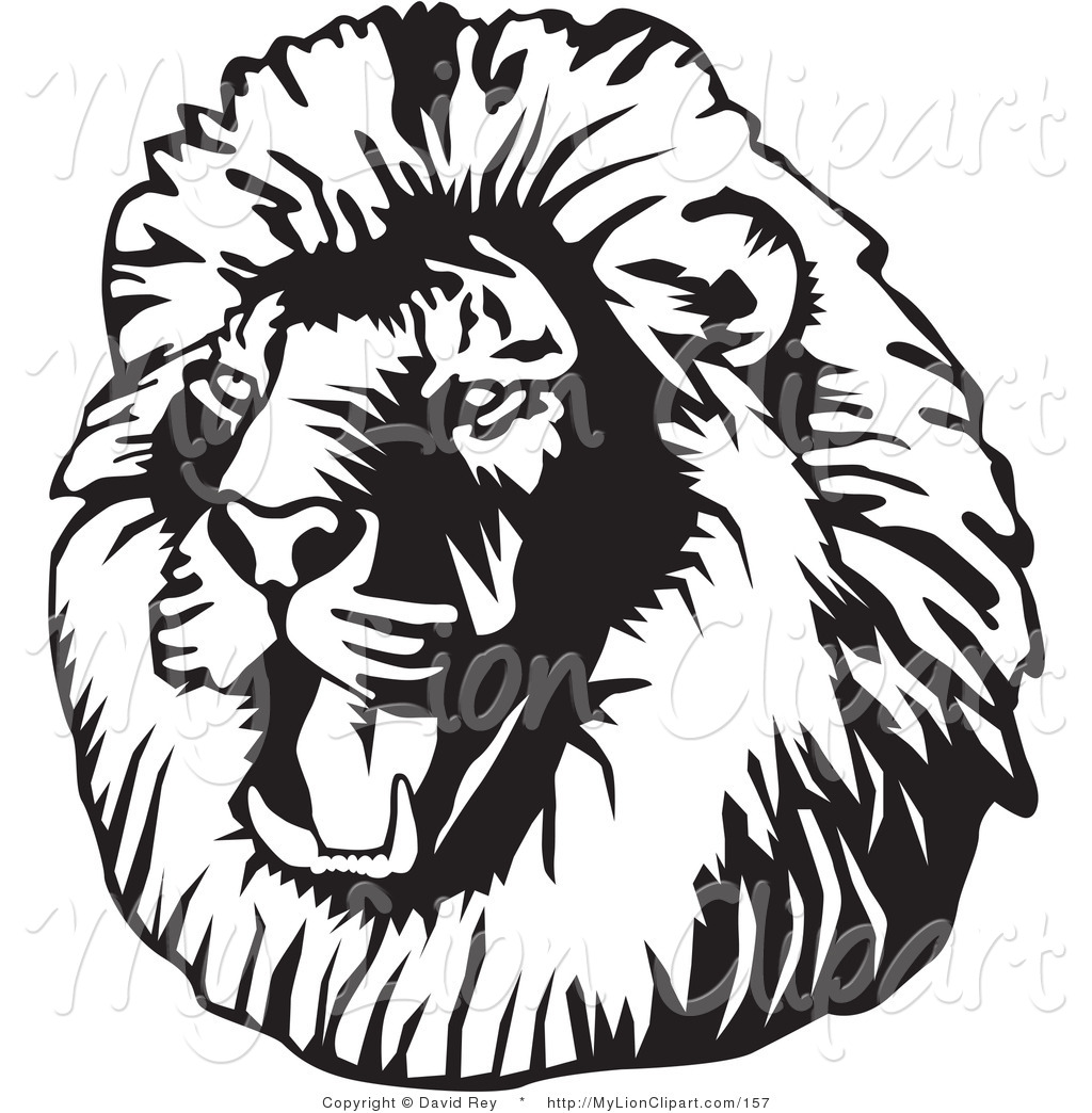 lion clipart - Lion Head Clip Art