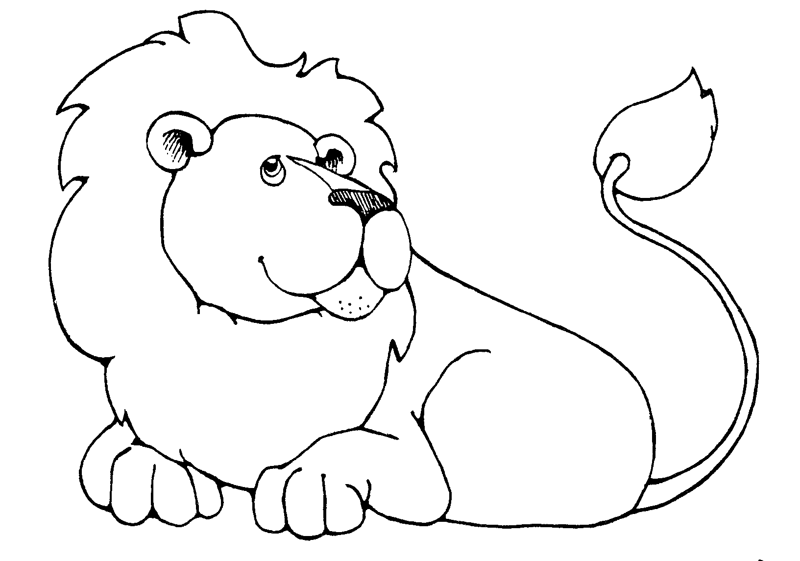 Lion Clip Art Black and White - Lion Black And White Clipart