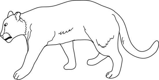 A Small Lioness Clip Art Imag