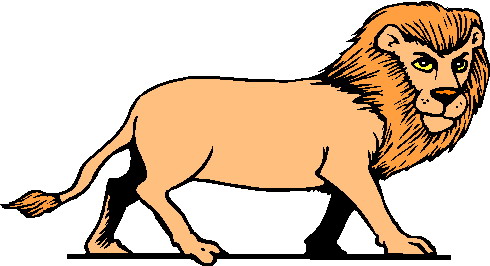 Golden Lion Clipart Illustrat