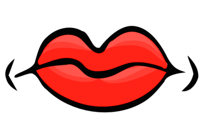 Lips Clip Art Black And White - Lips Images Clip Art